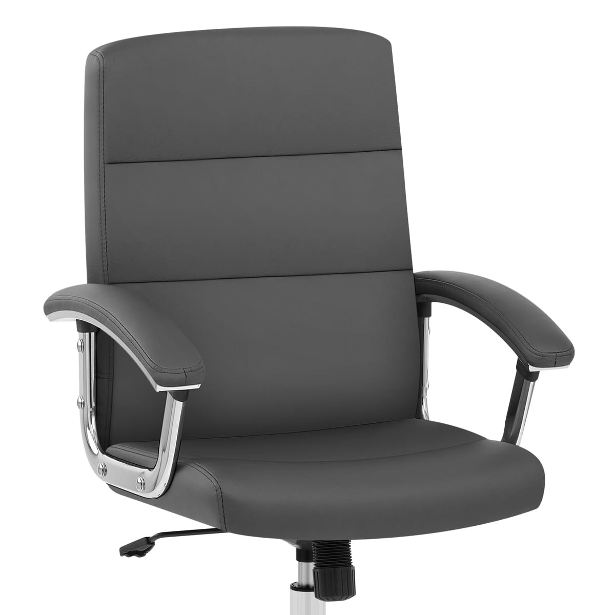 Silla Oficina Polipiel - Stanford Gris