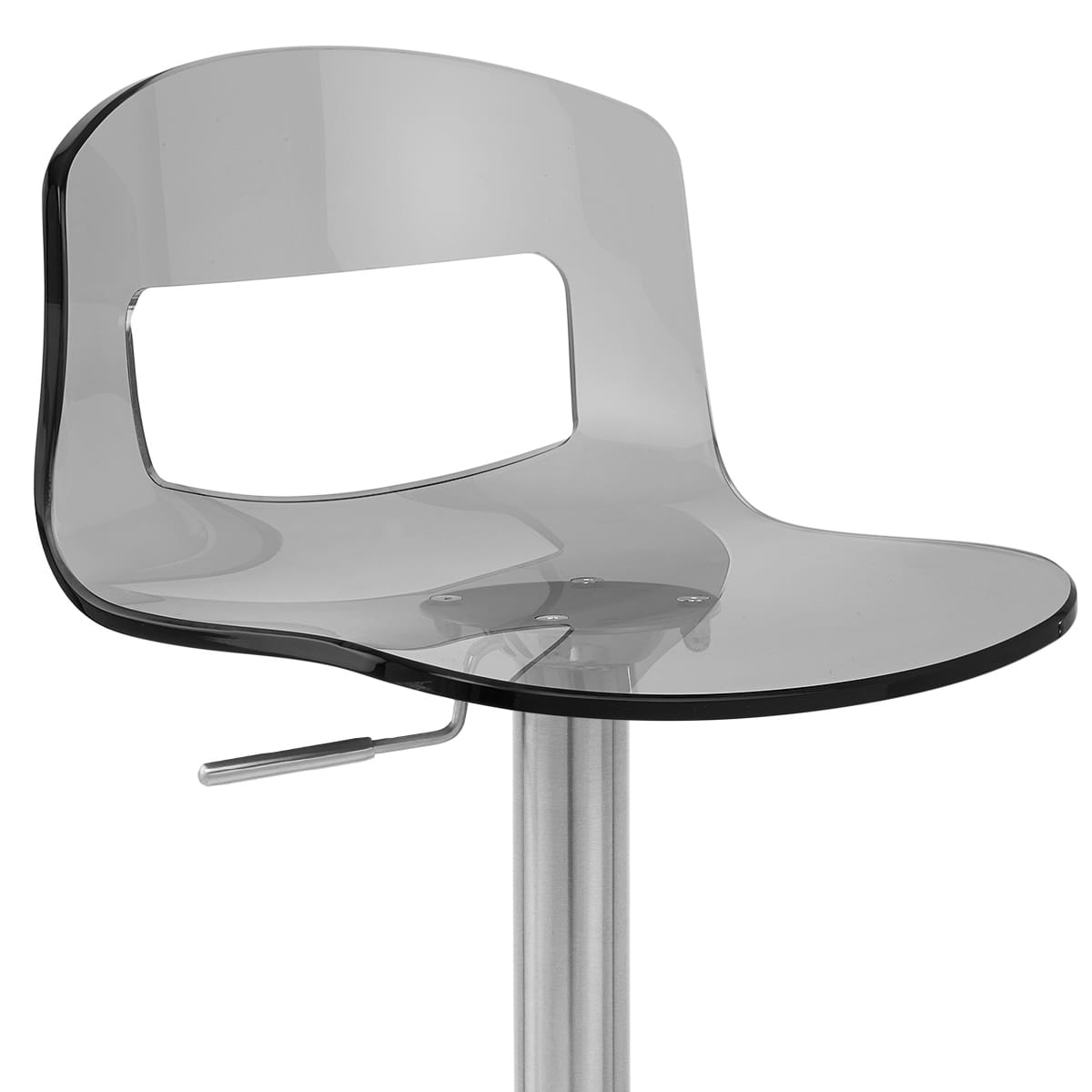 Silla de Bar Plástico Satinado - Stardust Gris
