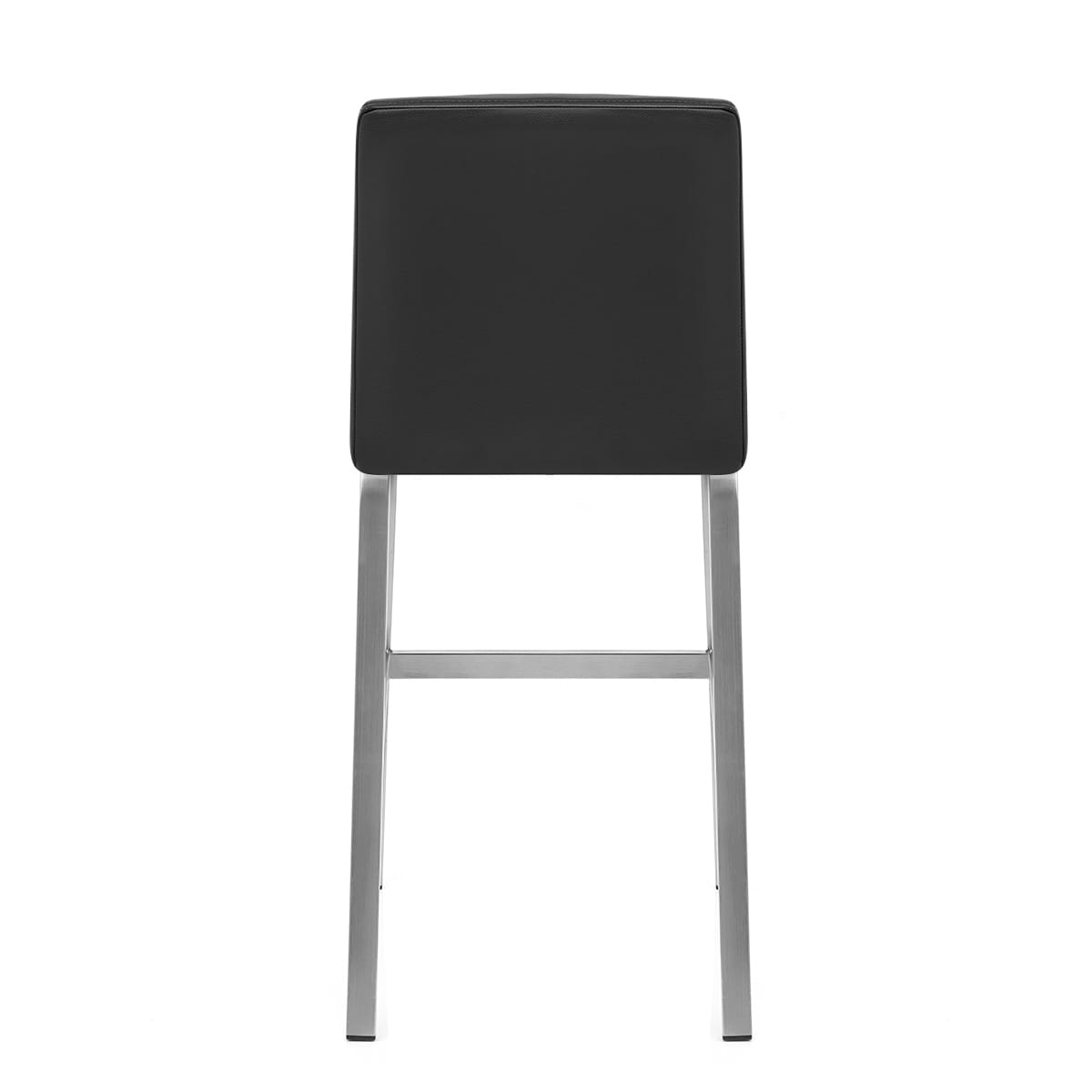 Taburete Polipiel Satinado - Estela Negro