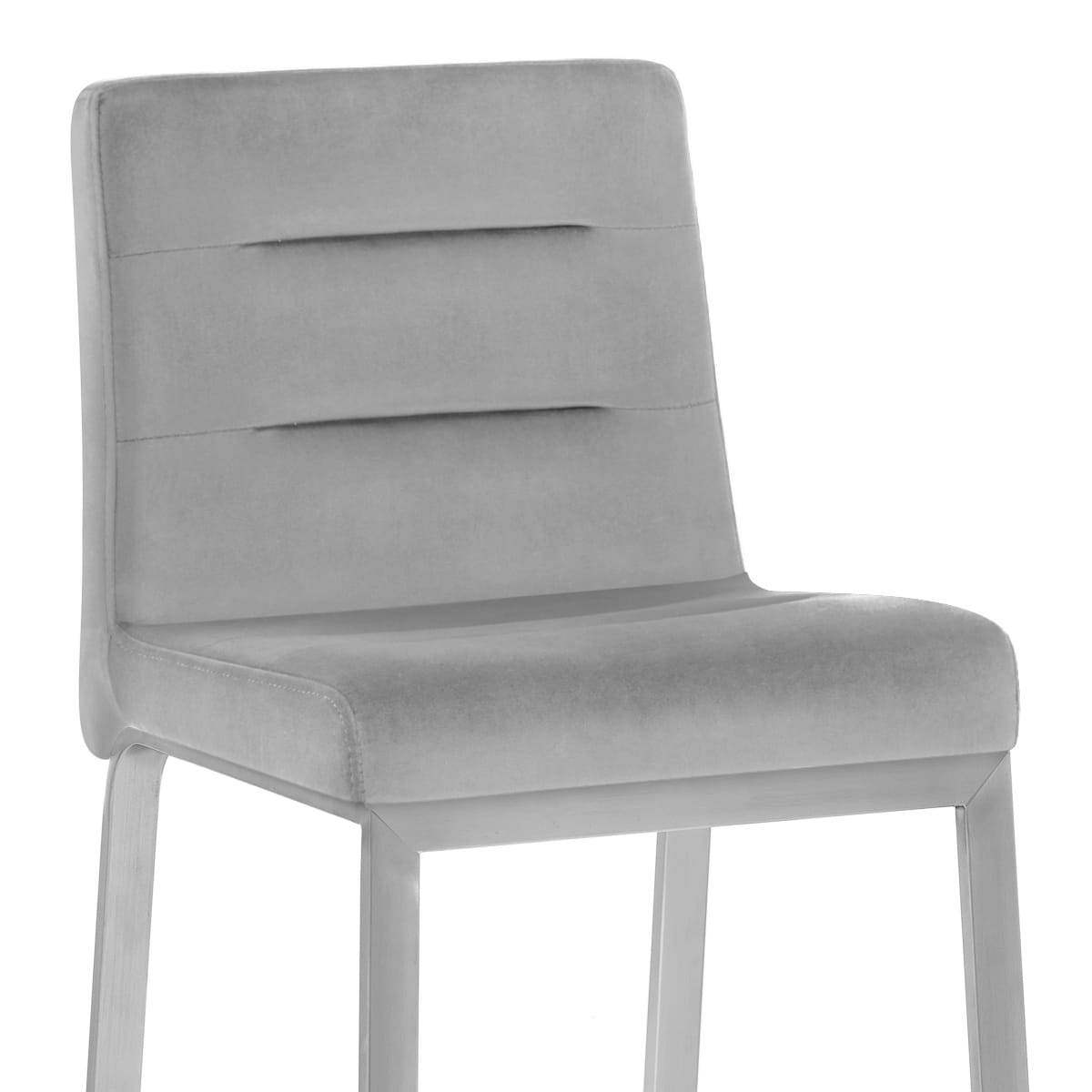 Taburete Terciopelo - Stella Gris