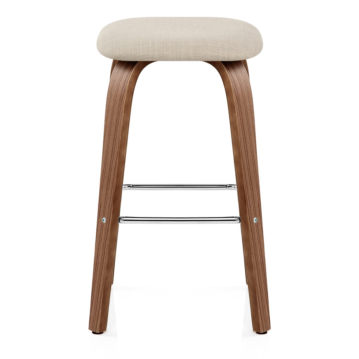 Taburete Tela Madera - Stockholm Crema