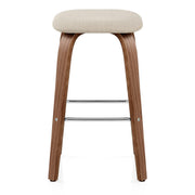 Taburete Tela Madera - Stockholm Crema