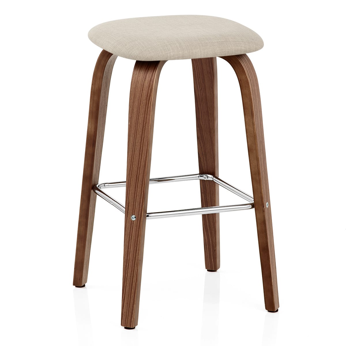 Taburete Tela Madera - Stockholm Crema