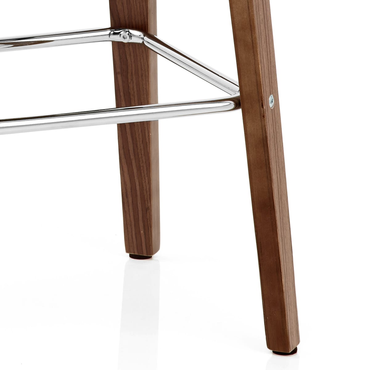 Taburete Tela Madera - Stockholm Crema