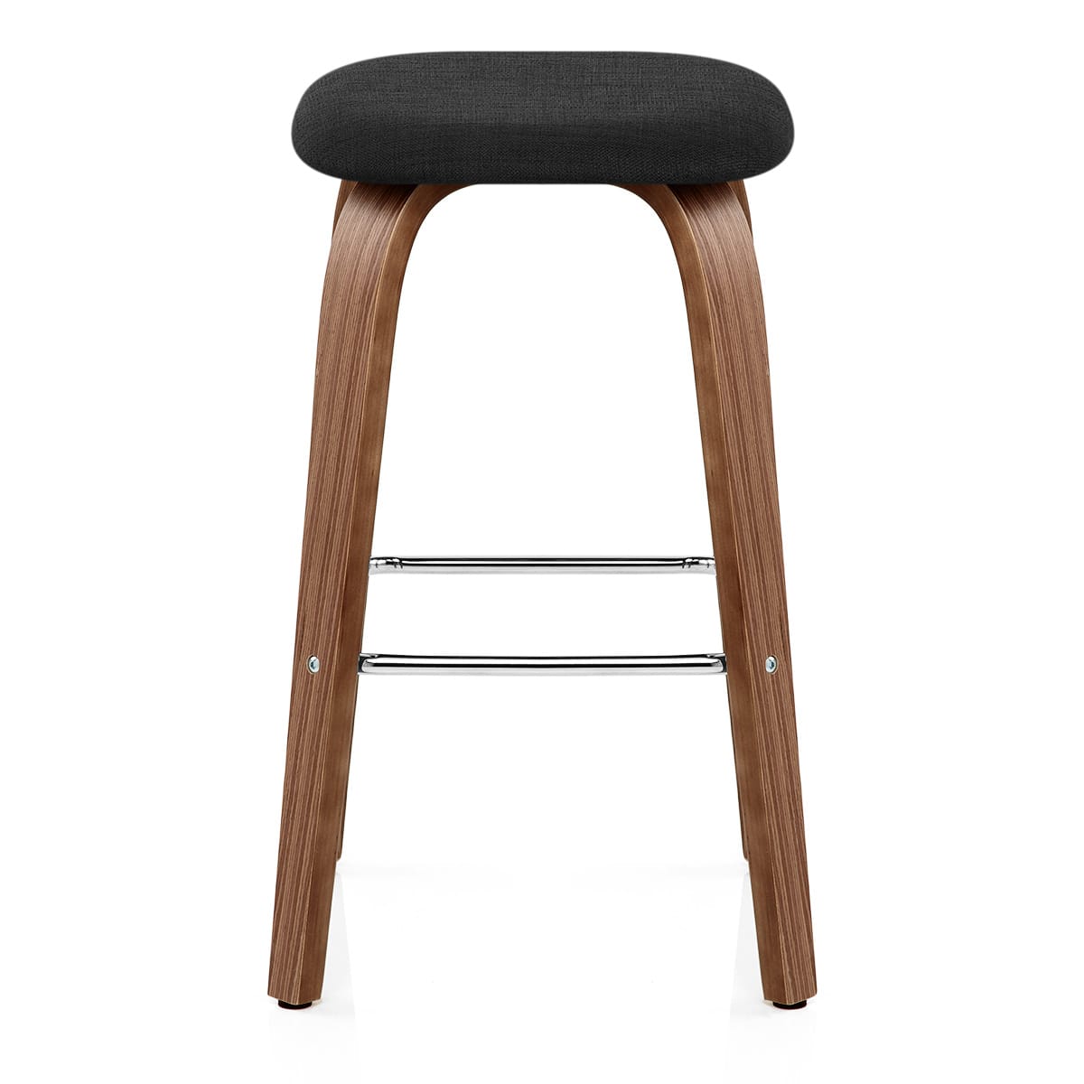 Taburete Tela Madera - Stockholm Negro