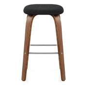 Taburete Tela Madera - Stockholm Negro