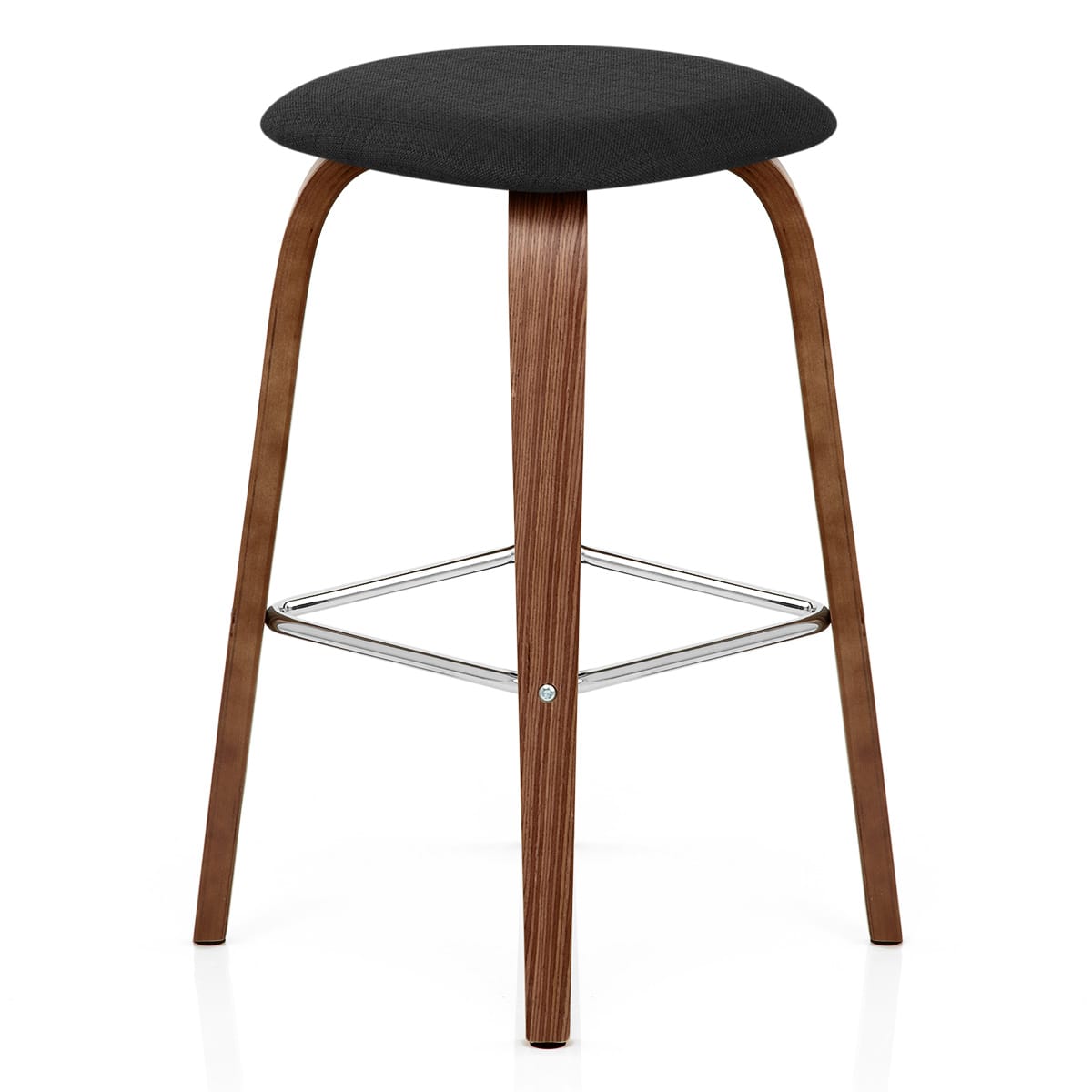 Taburete Tela Madera - Stockholm Negro