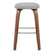 Taburete Tela Madera - Stockholm Gris
