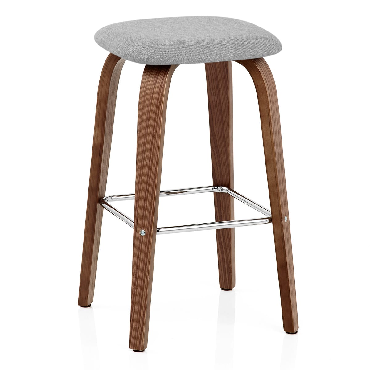 Taburete Tela Madera - Stockholm Gris