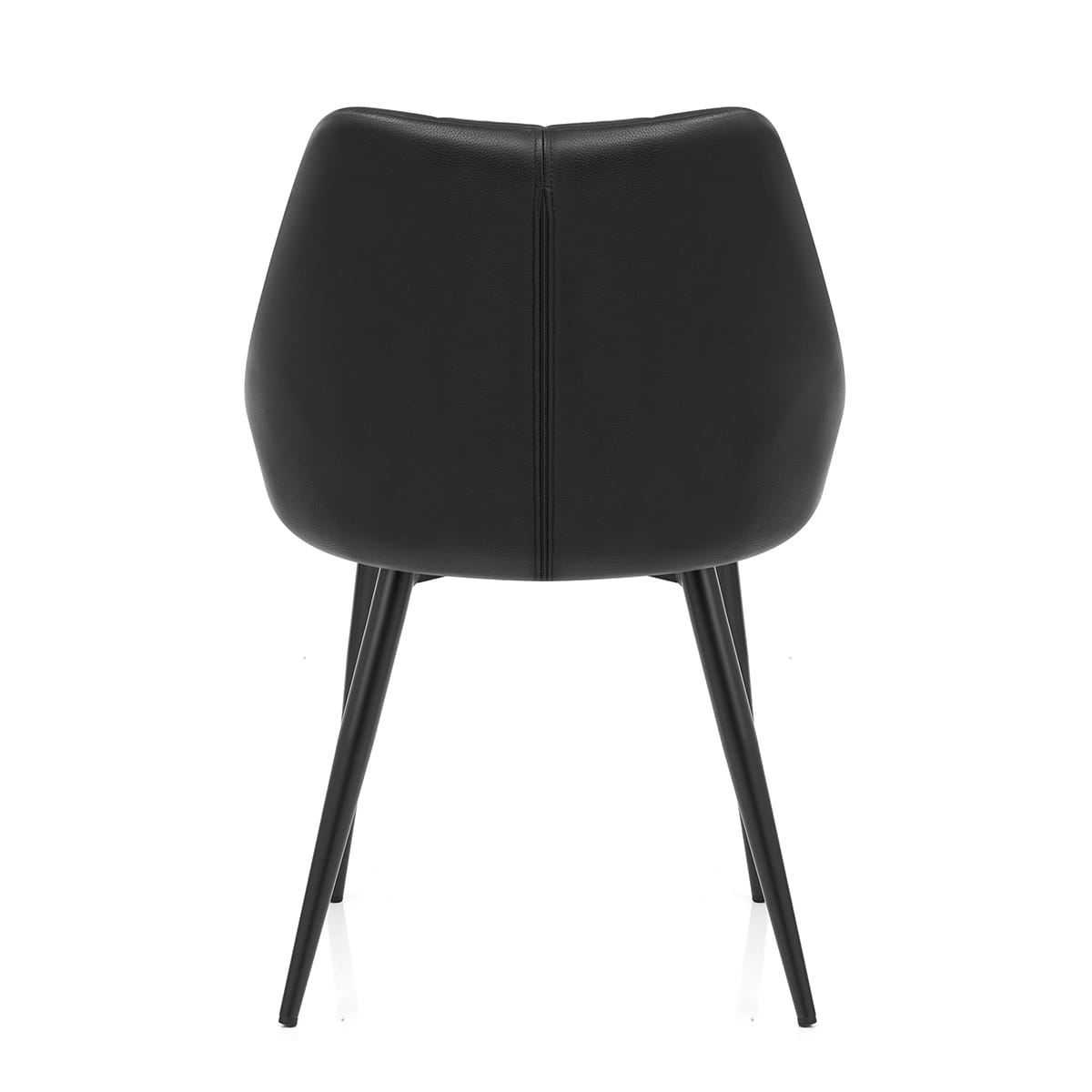 Silla Cuero Auténtico - Strata Negro