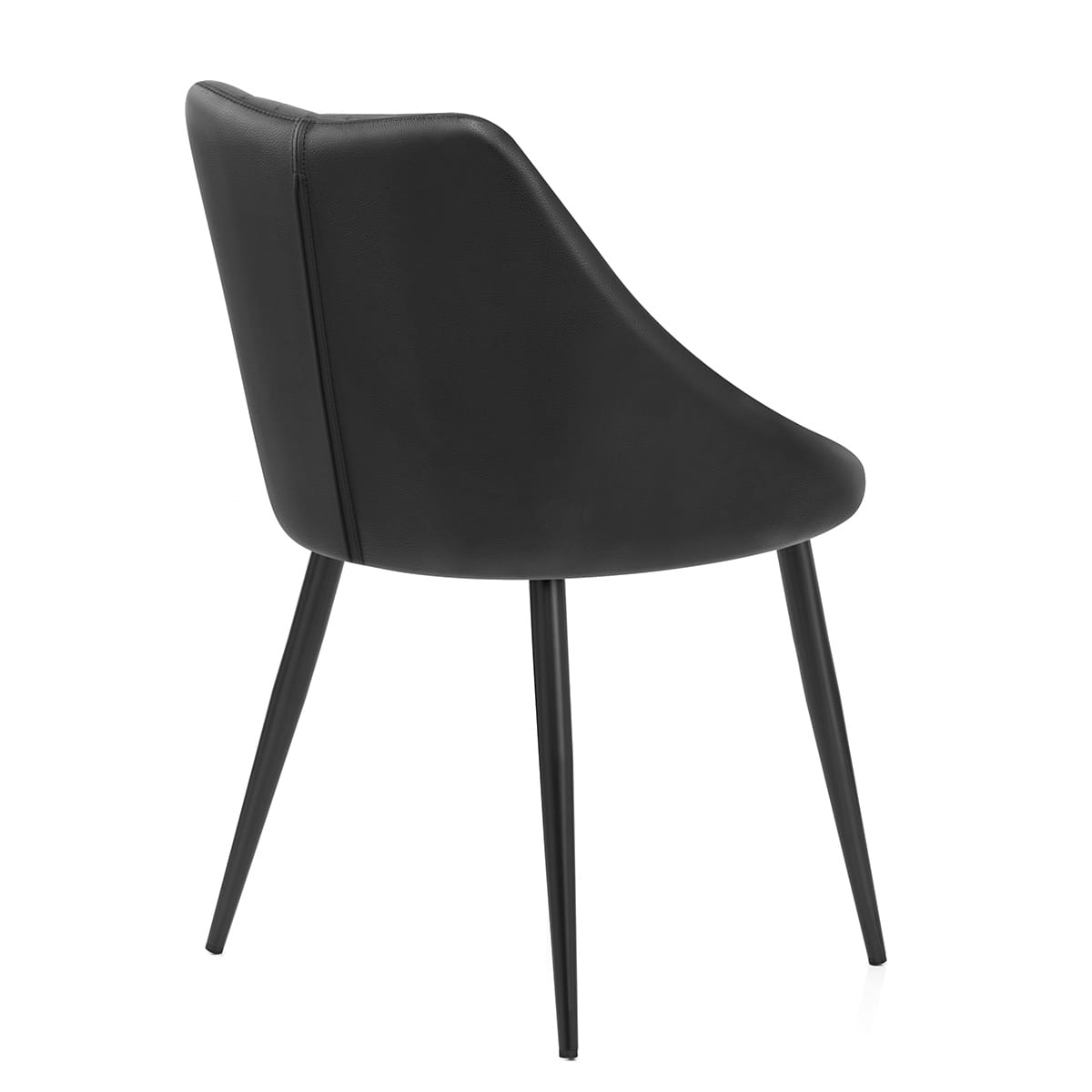 Silla Cuero Auténtico - Strata Negro