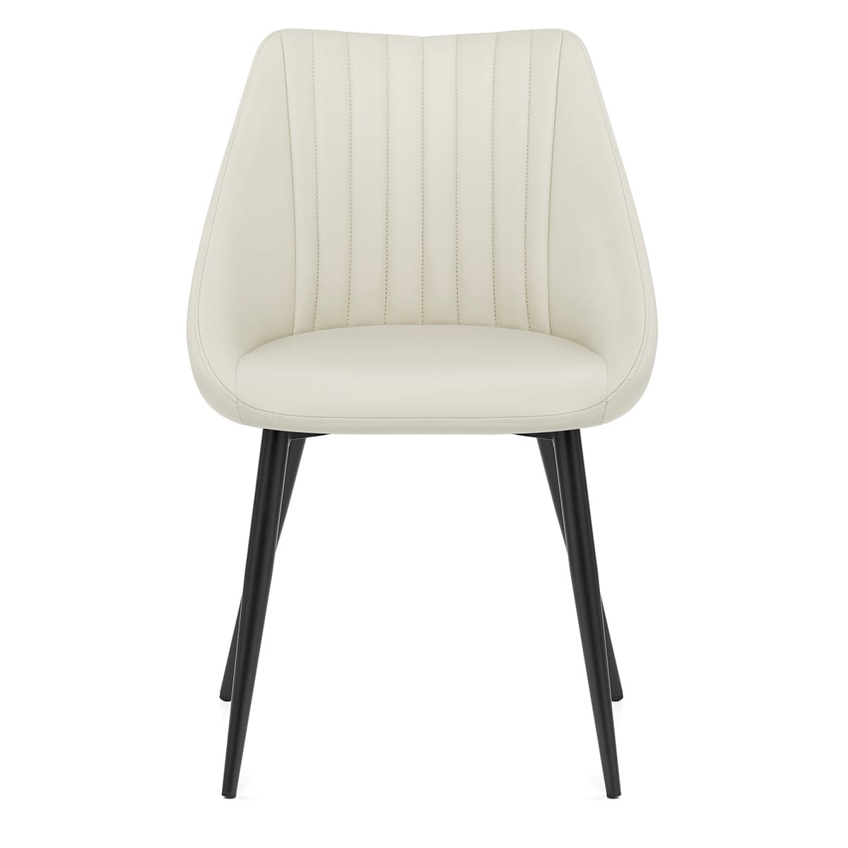 Silla Cuero Auténtico - Strata Crema