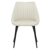 Silla Cuero Auténtico - Strata Crema