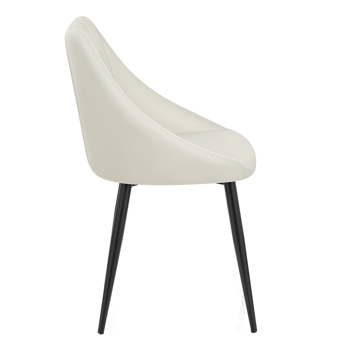 Silla Cuero Auténtico - Strata Crema