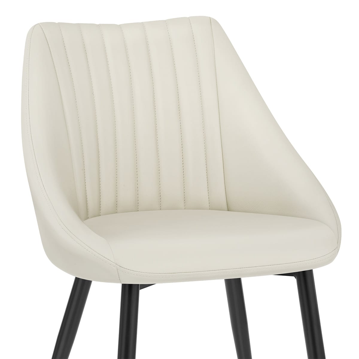 Silla Cuero Auténtico - Strata Crema