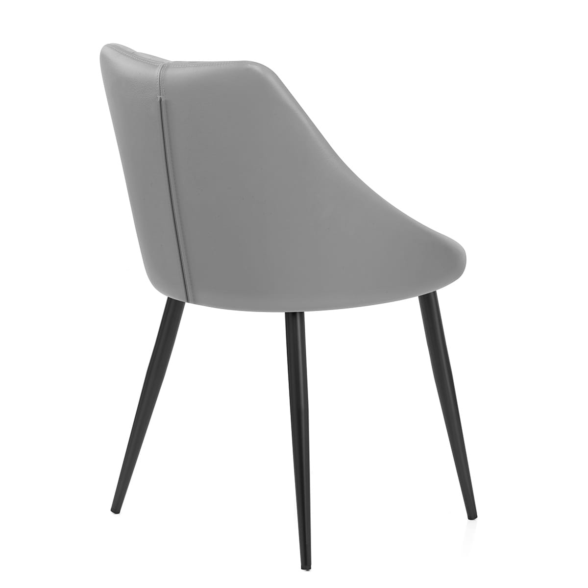 Silla Cuero Auténtico - Strata Gris