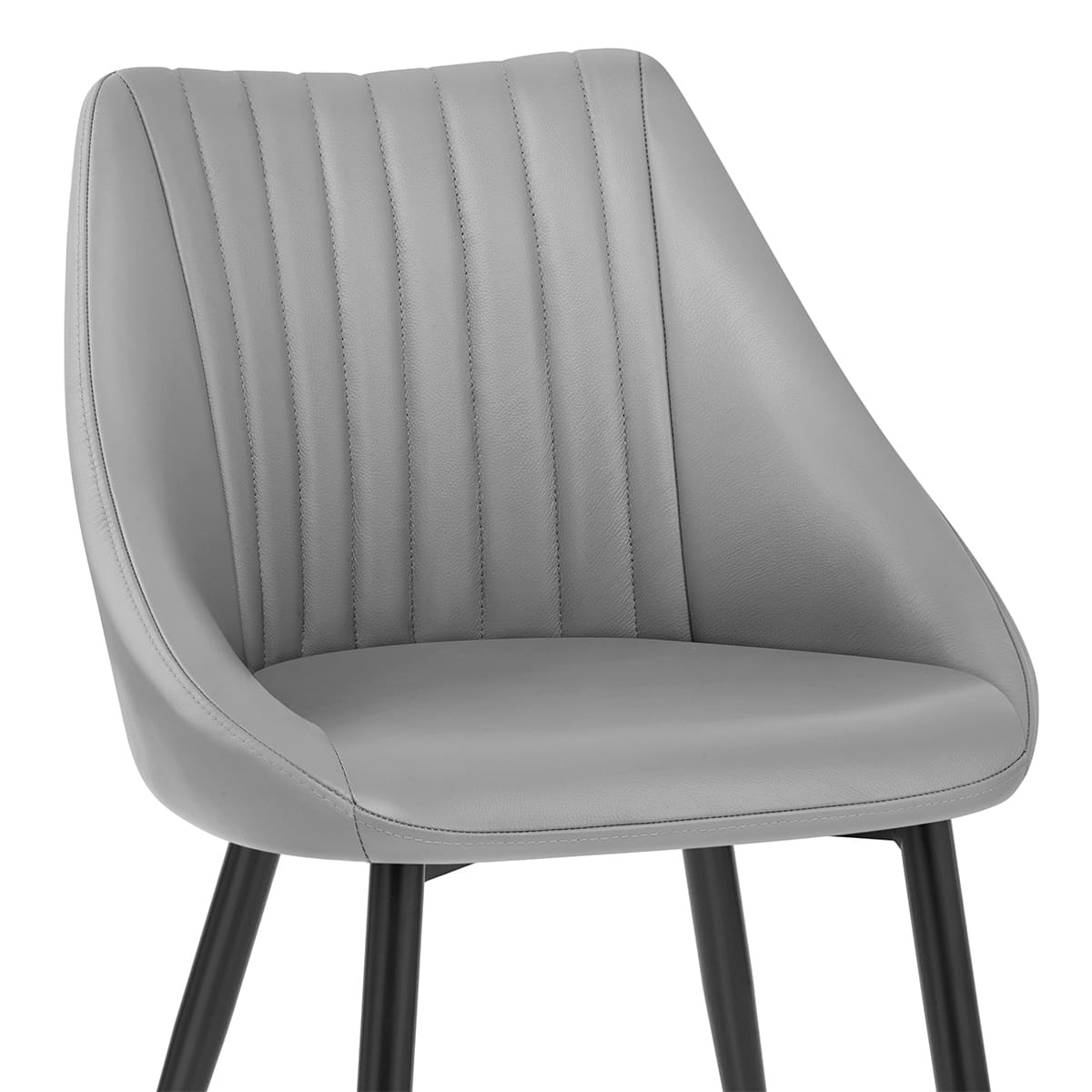 Silla Cuero Auténtico - Strata Gris