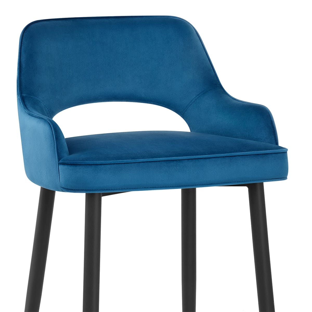 Taburete Terciopelo - Sutton Azul
