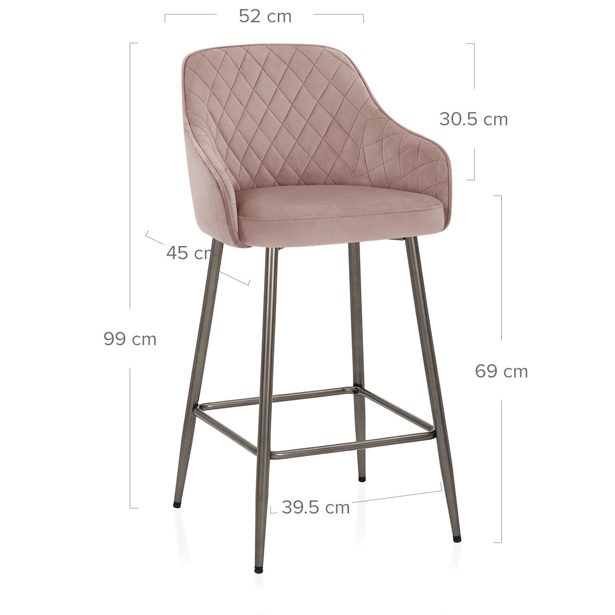 Sydney BS Velvet Rosa