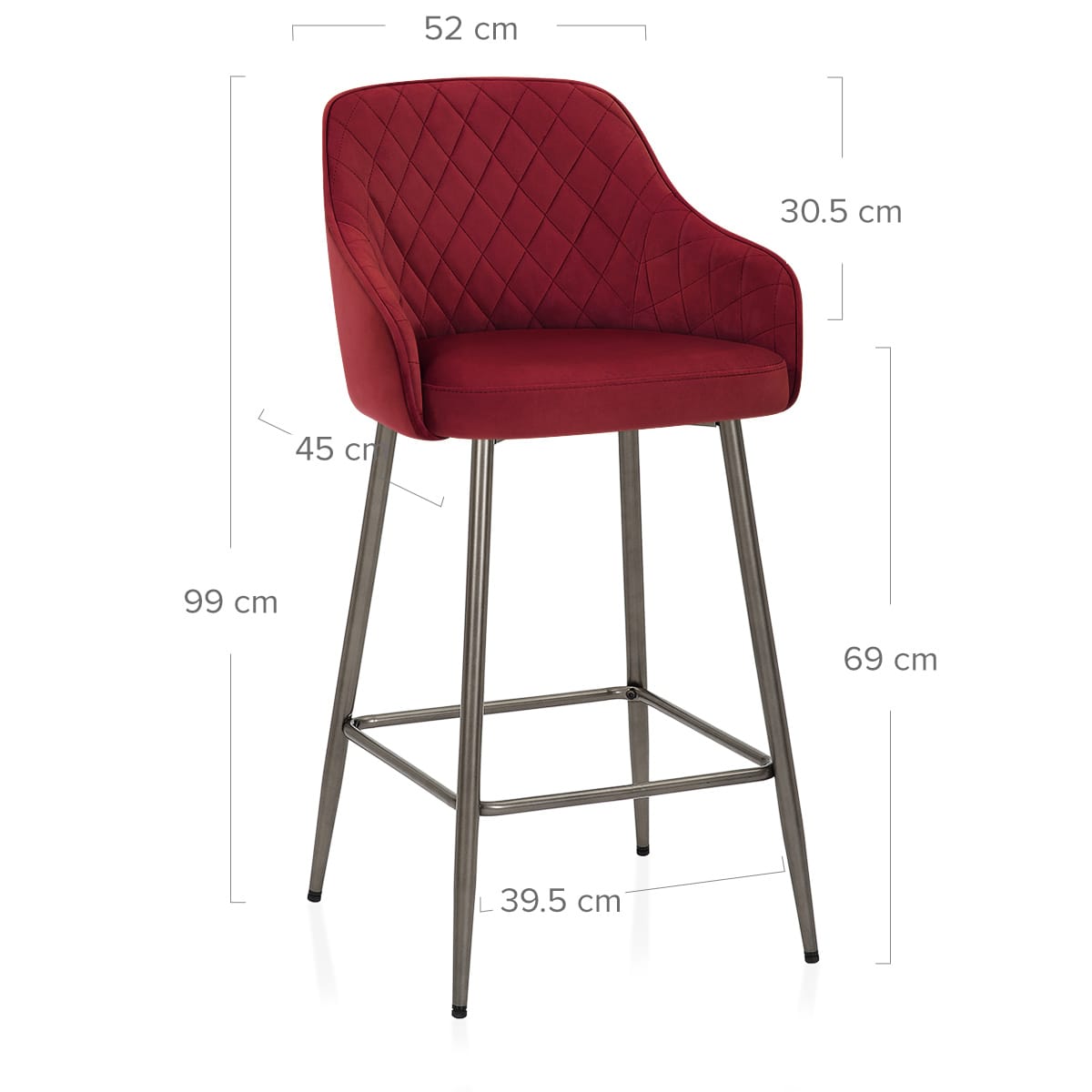 Sydney BS Velvet Rojo
