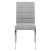 Silla Tela Cromo - Tauro Gris