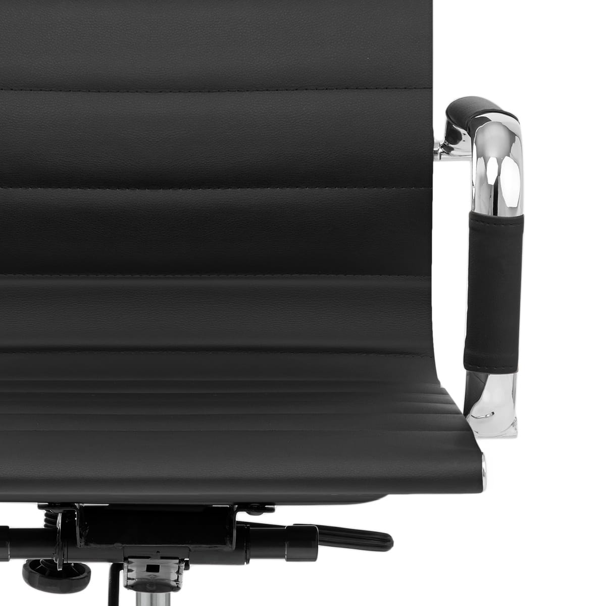 Silla de Oficina Polipiel - Tek Negro