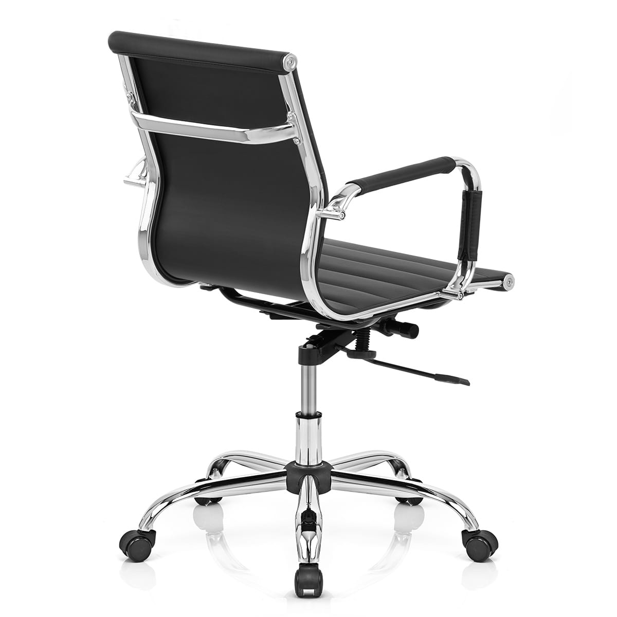 Silla de Oficina Polipiel - Tek Negro