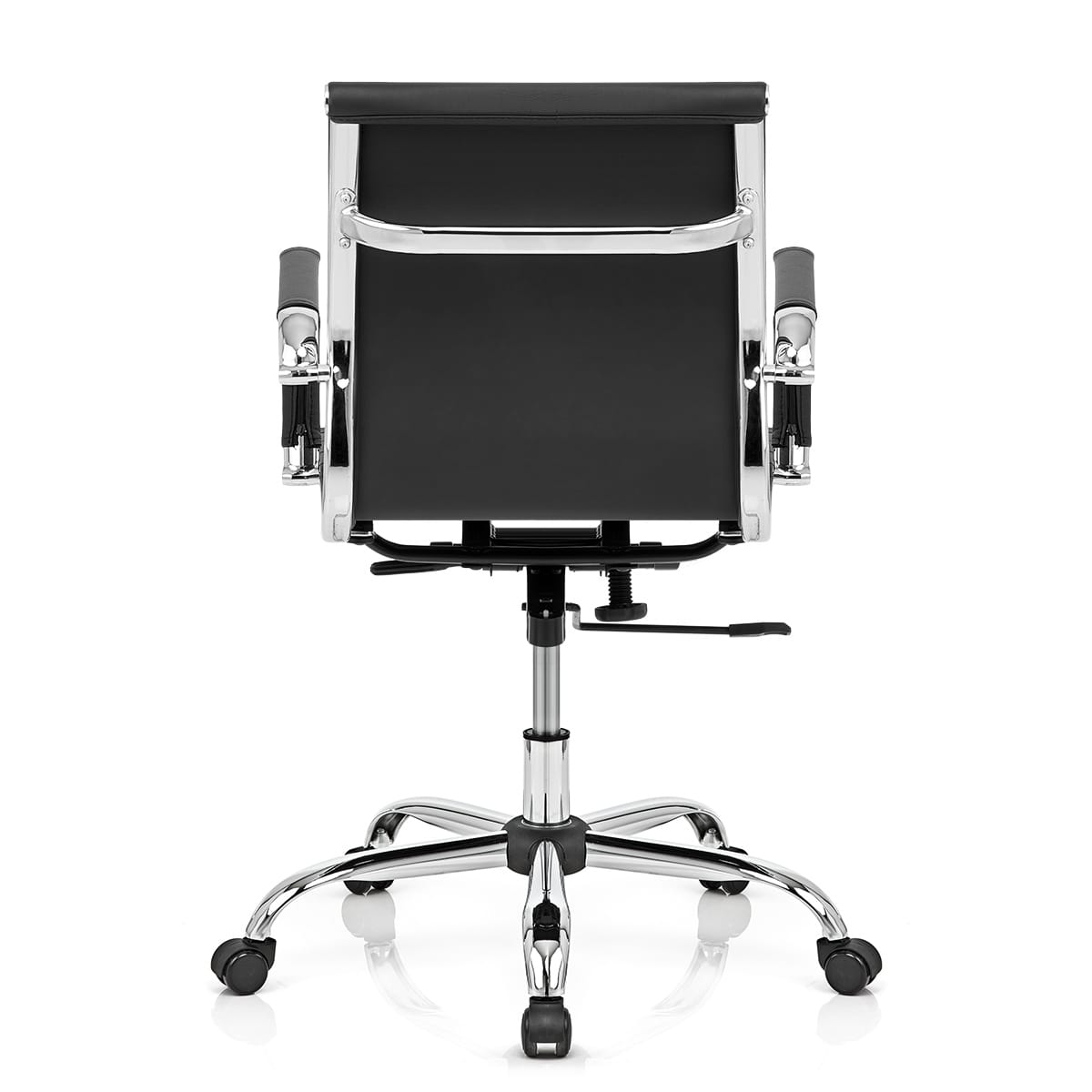 Silla de Oficina Polipiel - Tek Negro