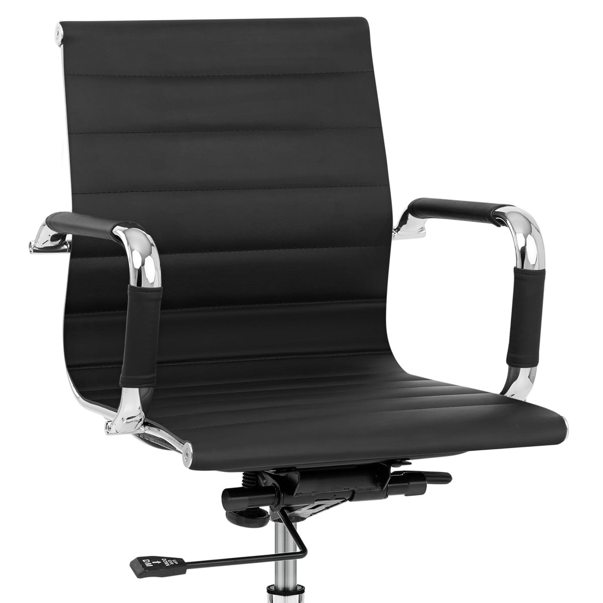 Silla de Oficina Polipiel - Tek Negro