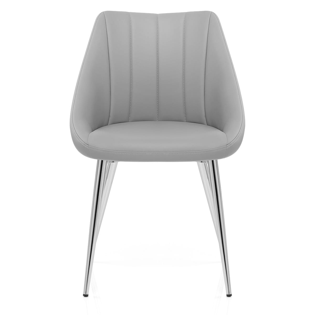 Silla Polipiel Metal - Tempo Gris