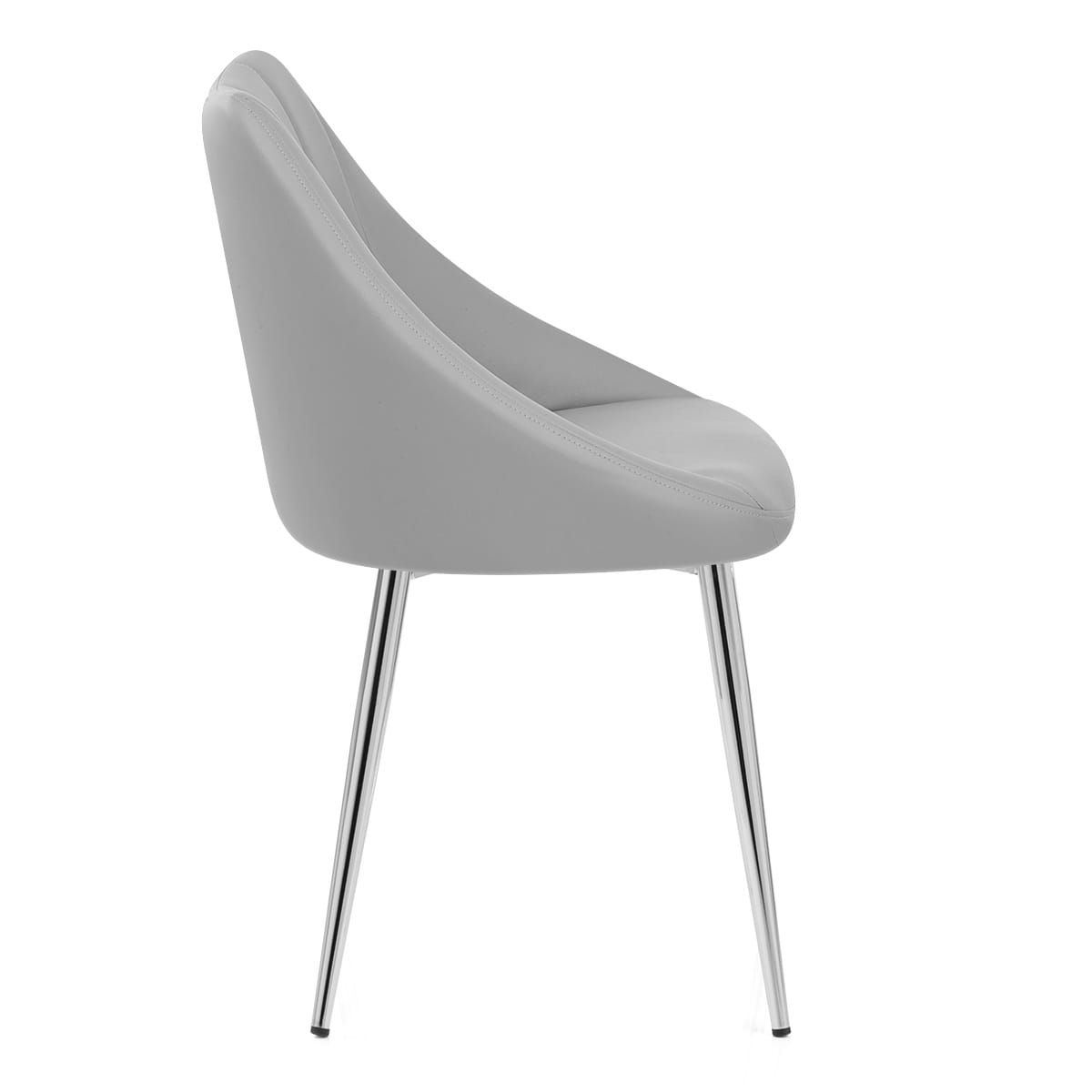 Silla Polipiel Metal - Tempo Gris