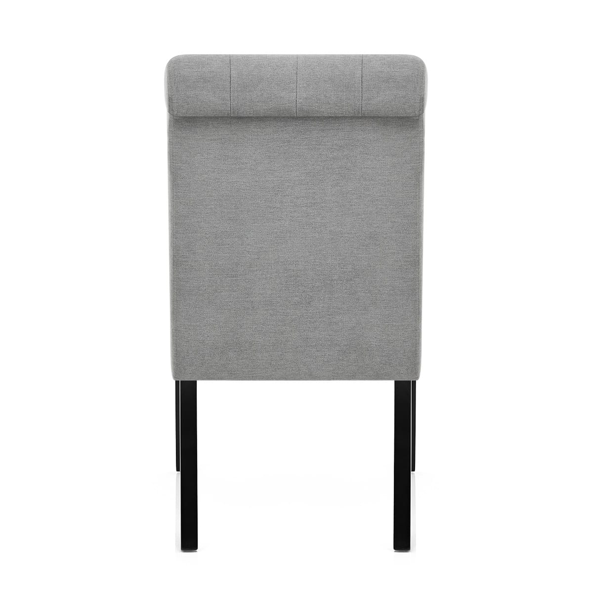 Silla Tela Patas Negras - Thornton Gris