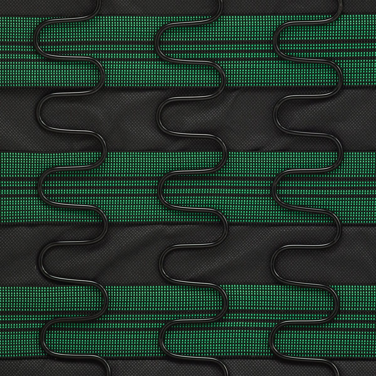 Silla Tela Patas Negras - Thornton Gris