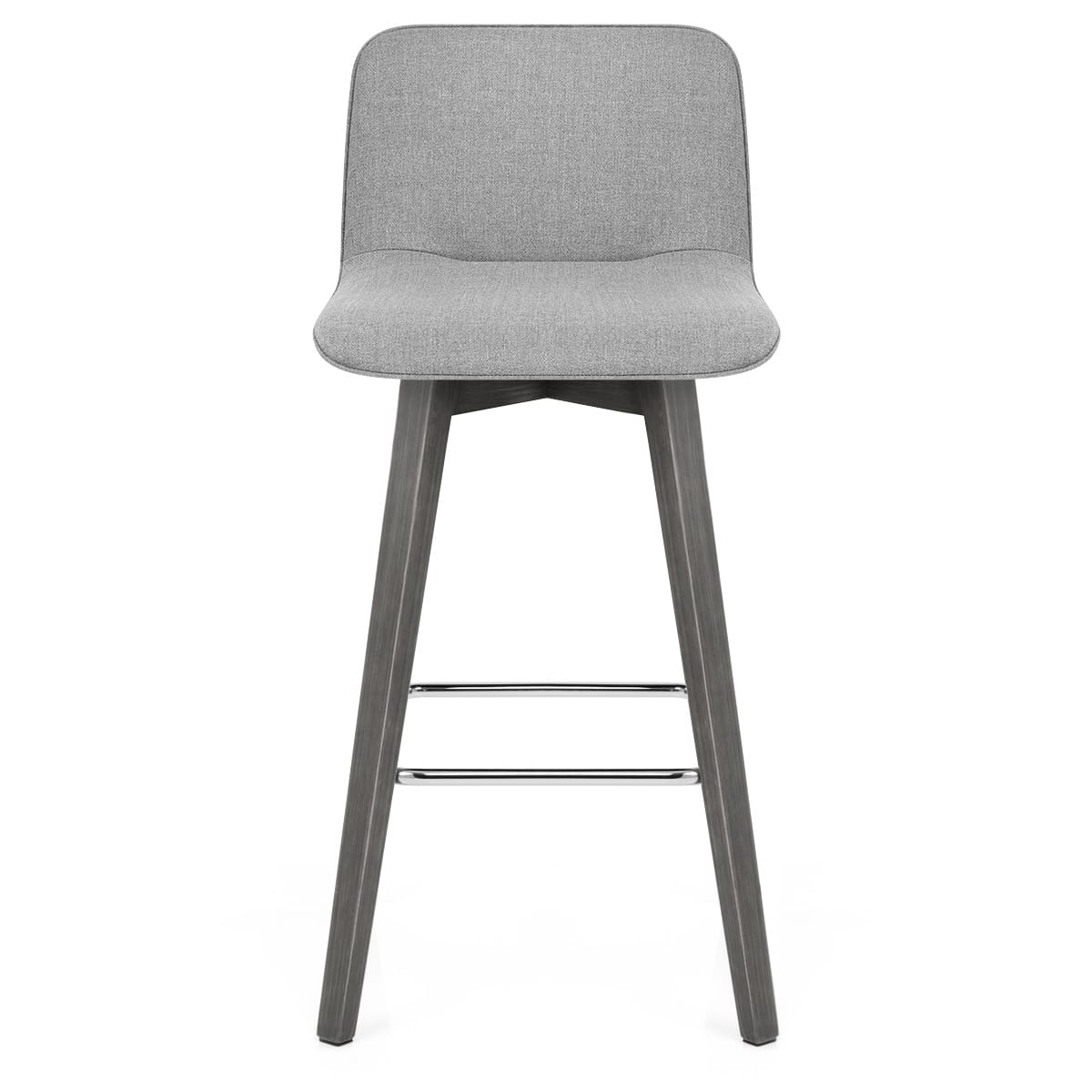 Taburete Tela Madera - Tide Gris
