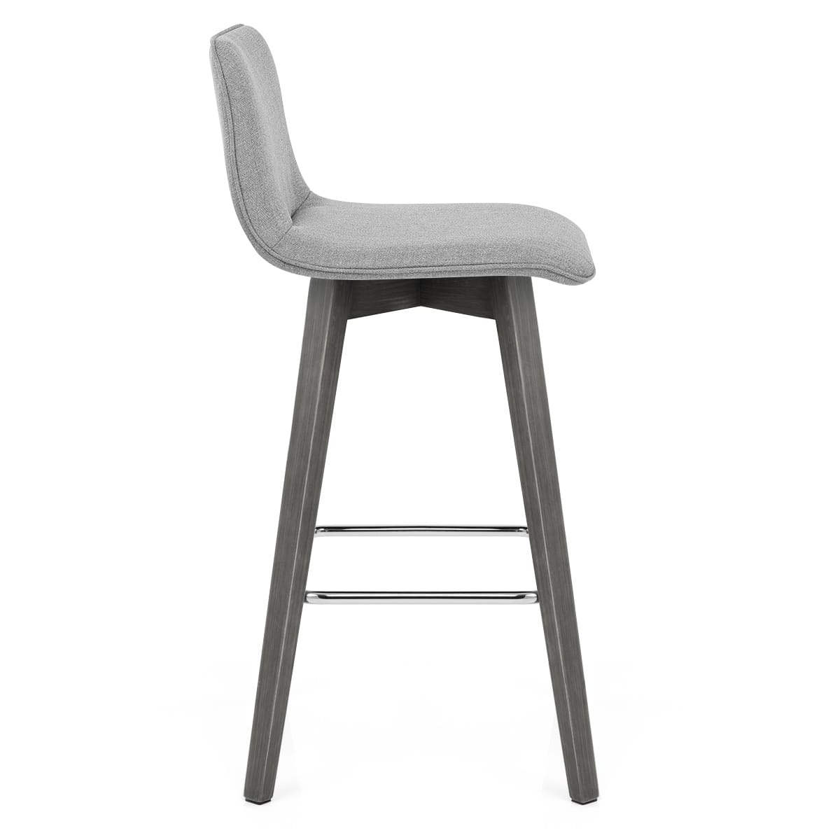Taburete Tela Madera - Tide Gris