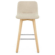 Taburete Tela Roble - Tide Crema