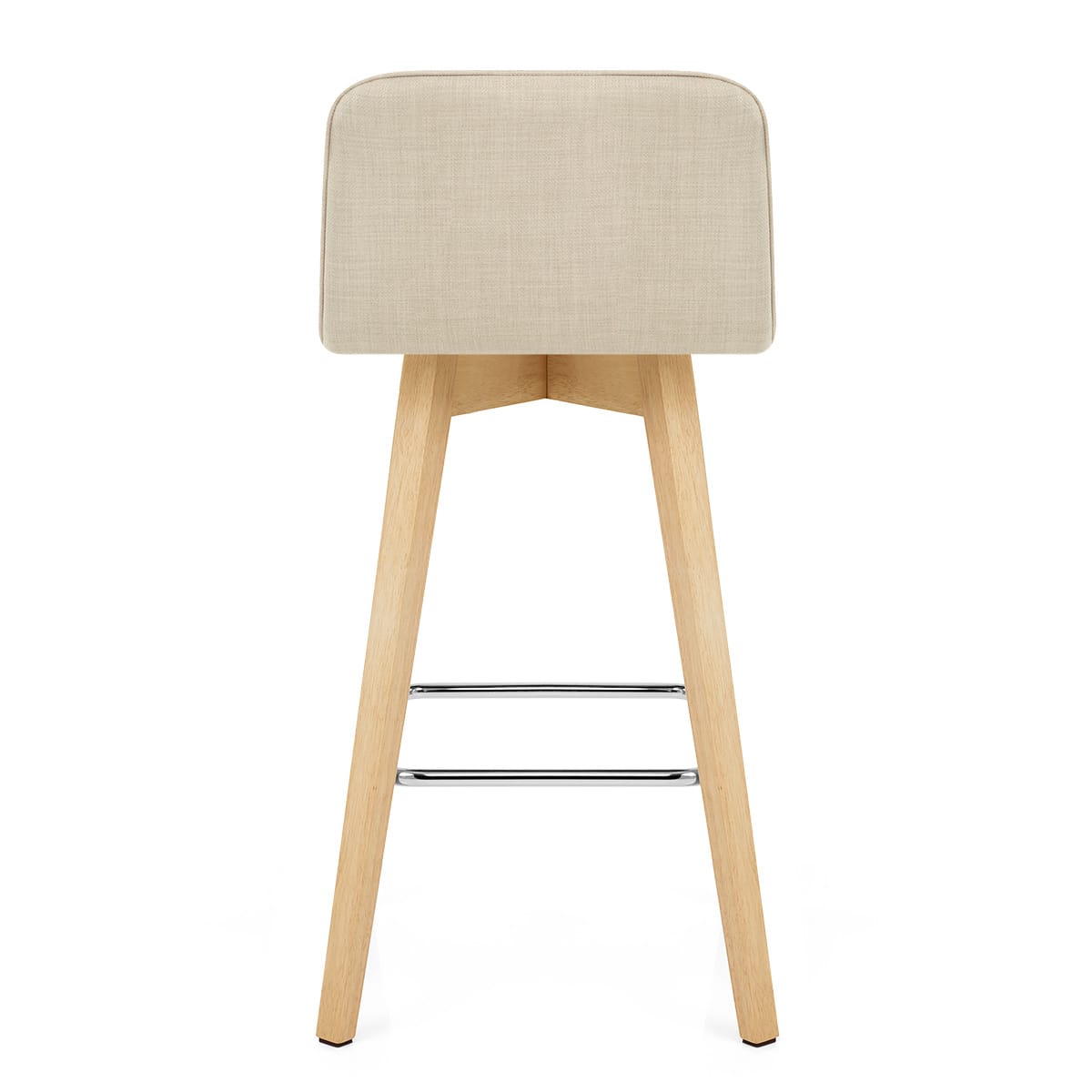 Taburete Tela Roble - Tide Crema