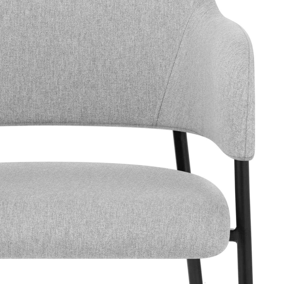 Silla Comedor Tela - Trent Gris