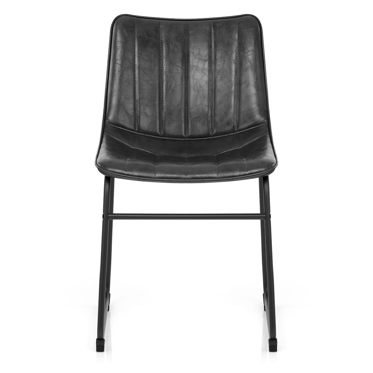 Silla Polipiel Metal - Tucker Negro
