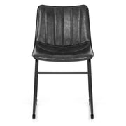 Silla Polipiel Metal - Tucker Negro