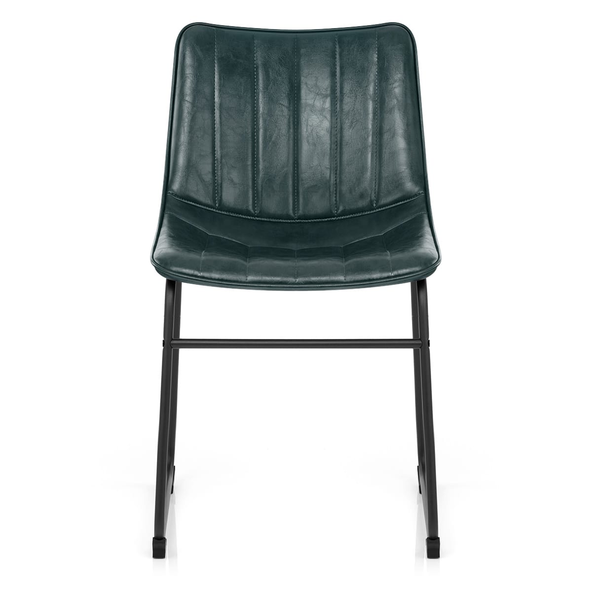 Silla Polipiel Metal - Tucker Verde