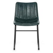 Silla Polipiel Metal - Tucker Verde