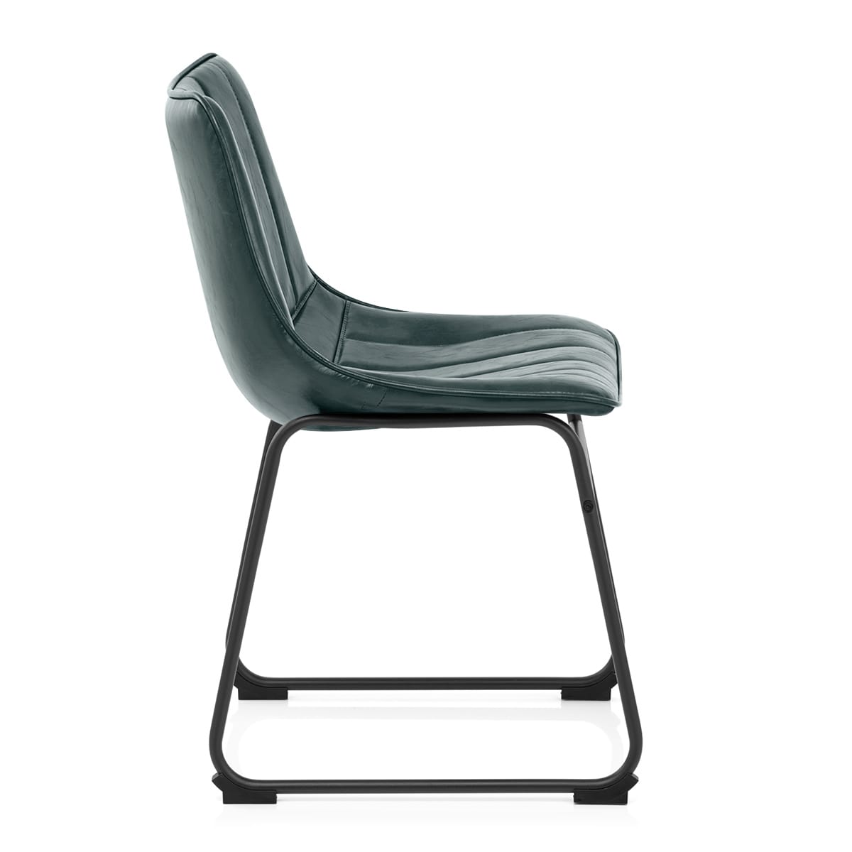 Silla Polipiel Metal - Tucker Verde