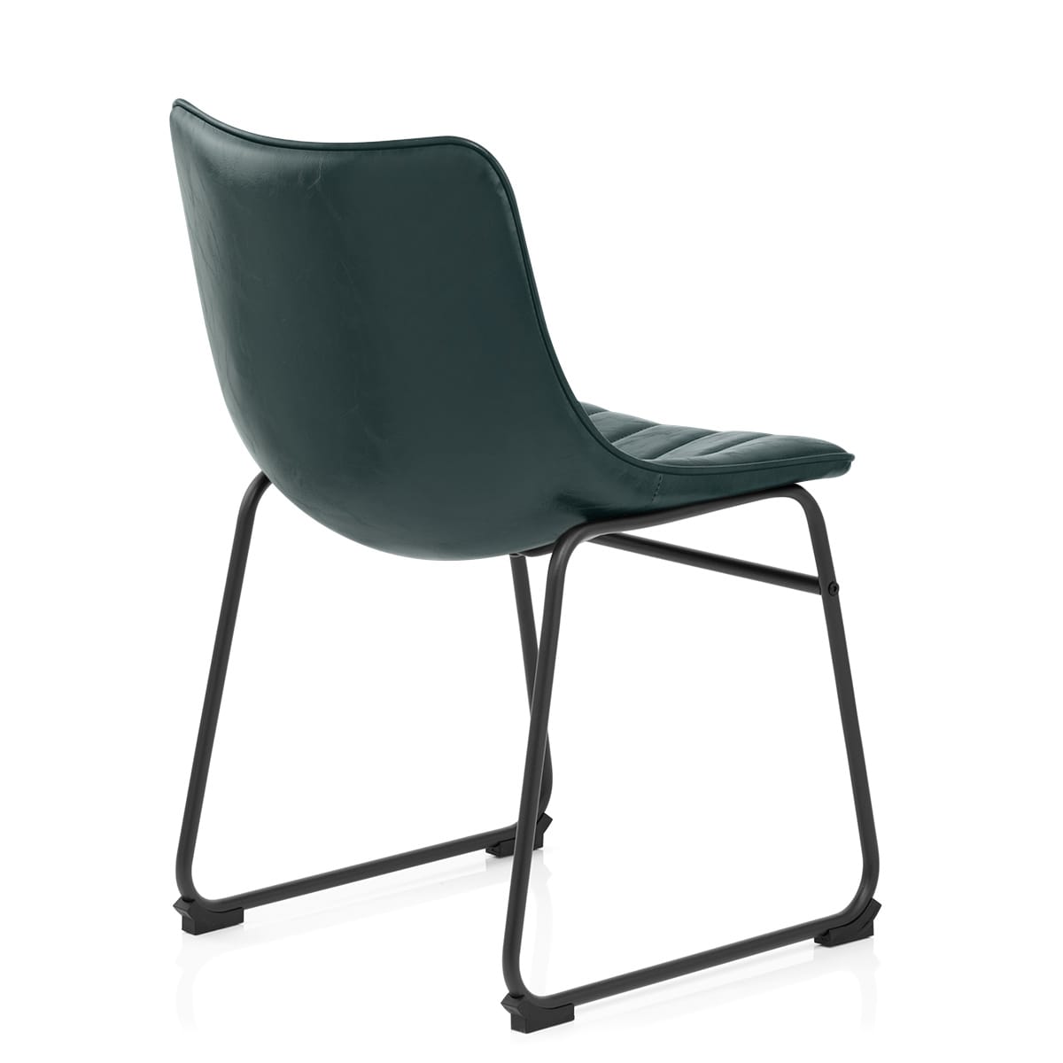 Silla Polipiel Metal - Tucker Verde