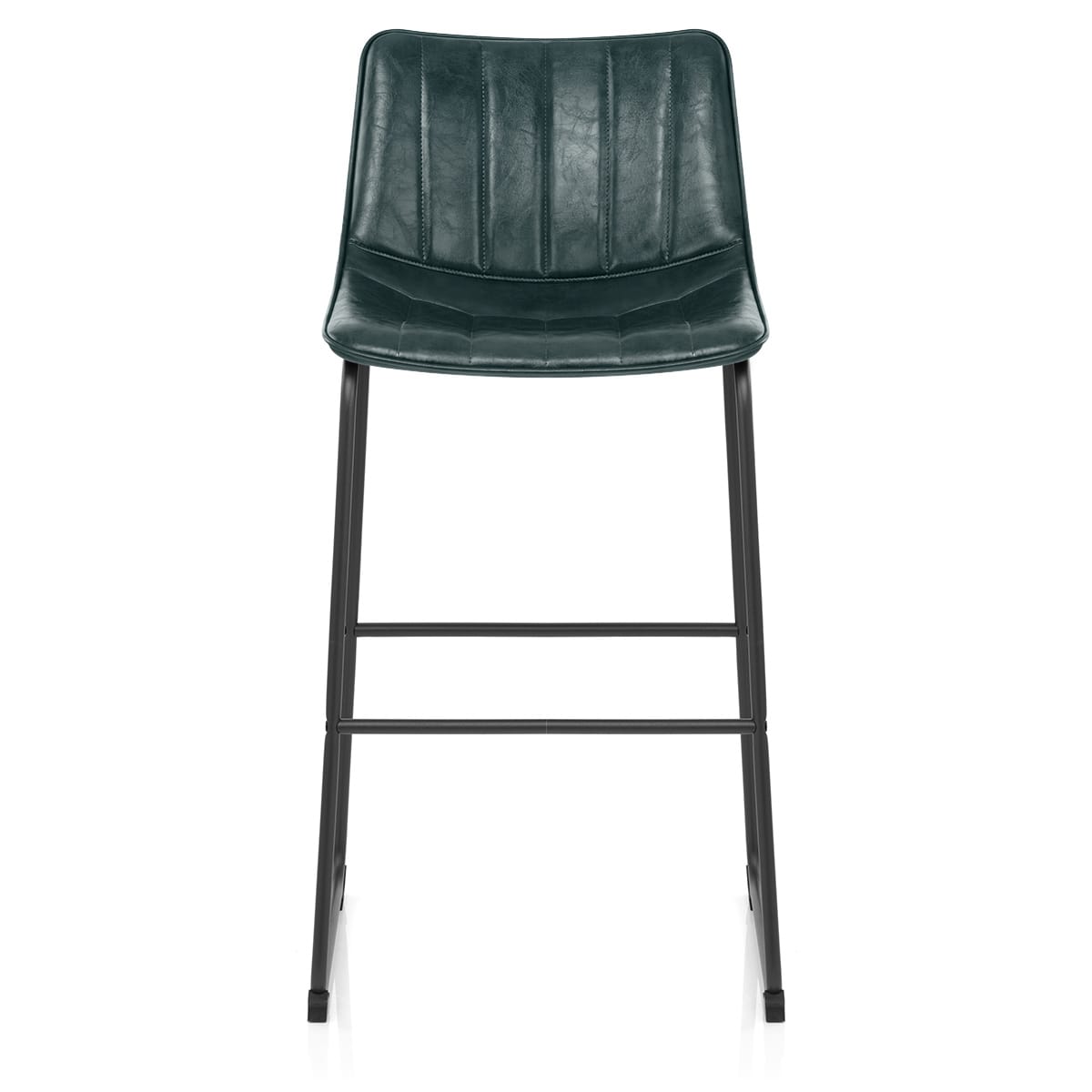 Taburete Polipiel Metal - Tucker Verde