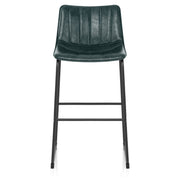 Taburete Polipiel Metal - Tucker Verde