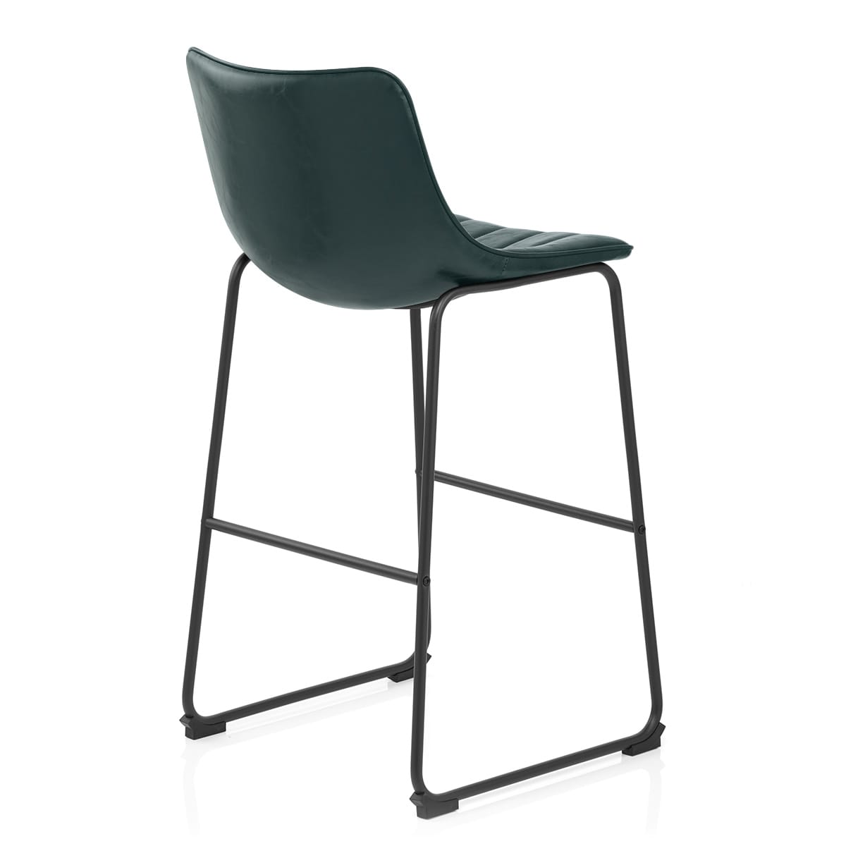 Taburete Polipiel Metal - Tucker Verde