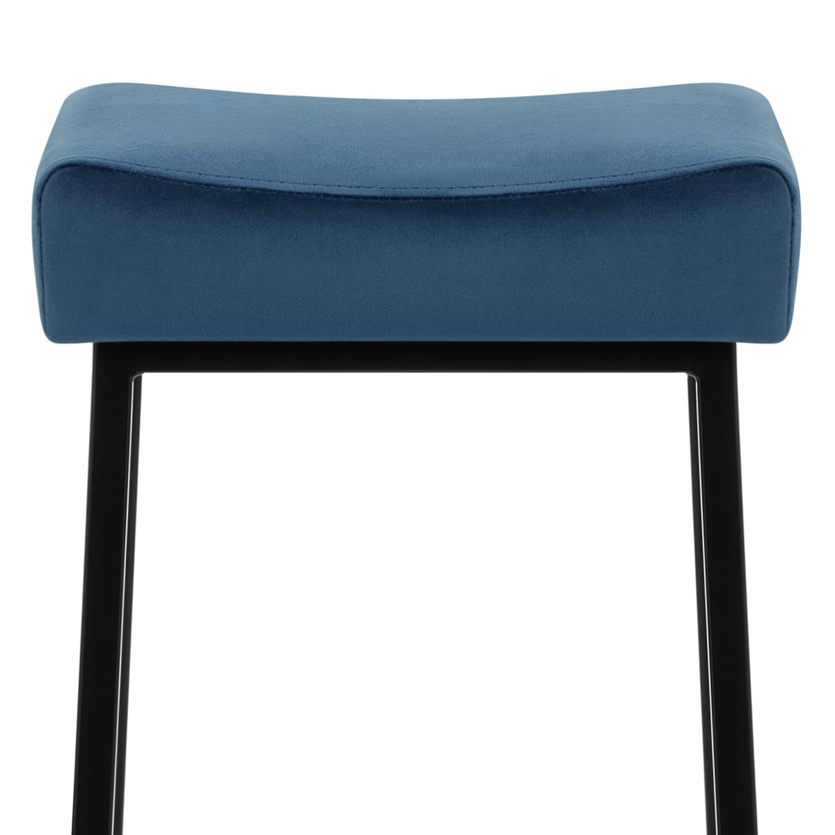 Banqueta Terciopelo - Uno Azul