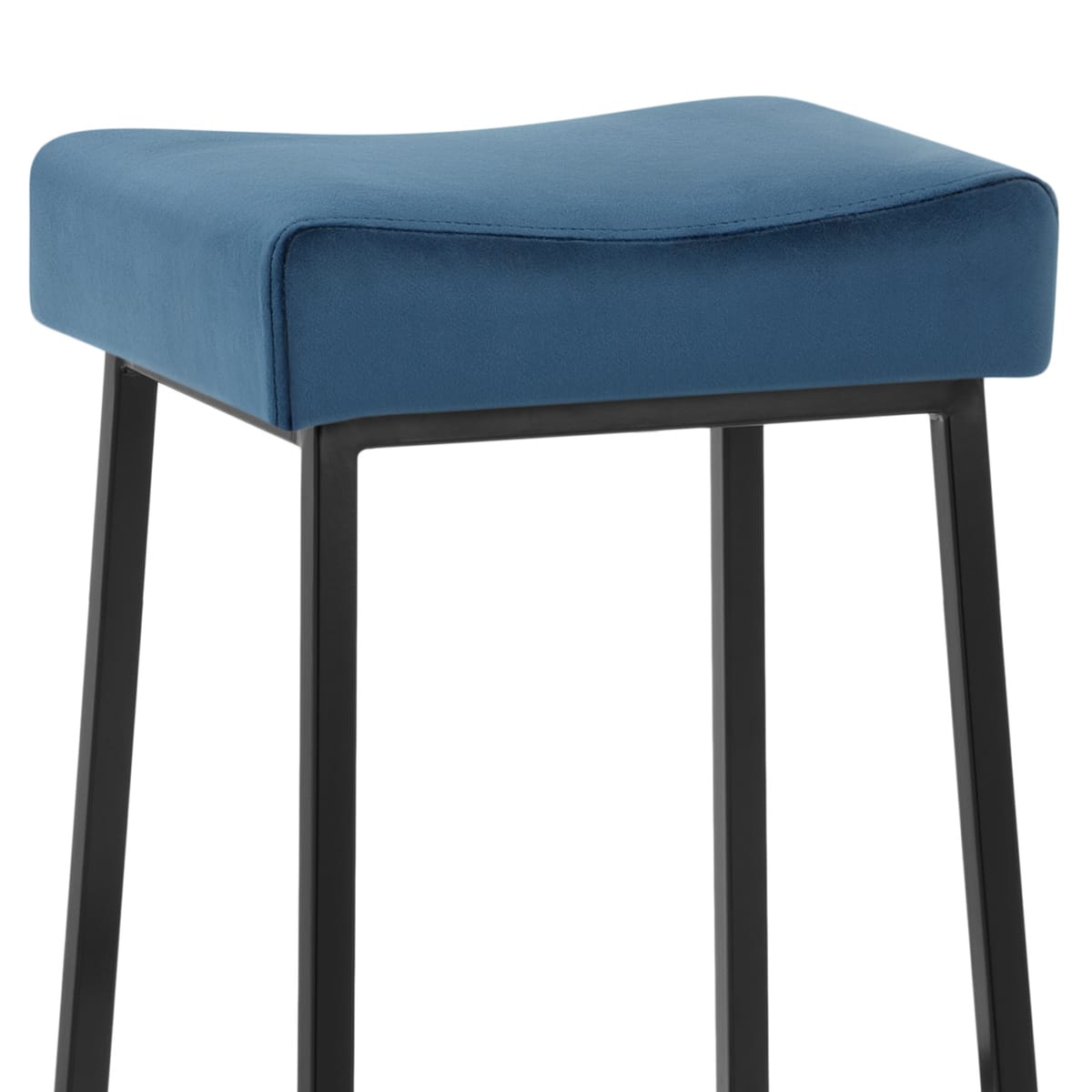 Banqueta Terciopelo - Uno Azul