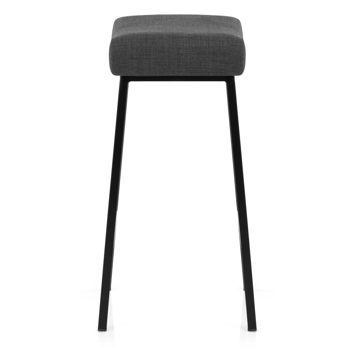 Banqueta Tela Metal - Uno Gris Oscuro